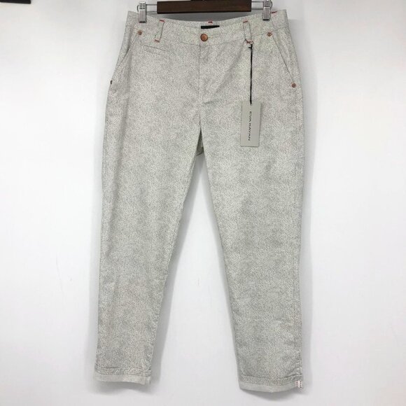 Eva Kayan EK Jeans Chino Trousers in white  with black dots ZPP87 Naturel sz 40 - Picture 15 of 15